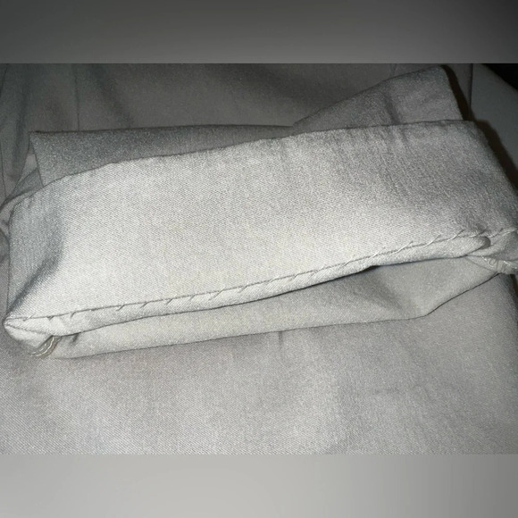 H&M, PXL, taupe, rayon, nylon, spandex chambray pull on, dress, stretchy pant - Picture 5 of 5